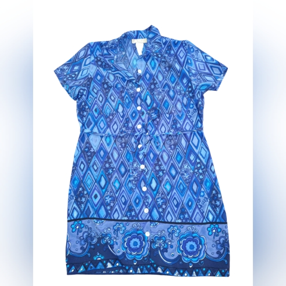 Boulevard de Paris button down dress size 12